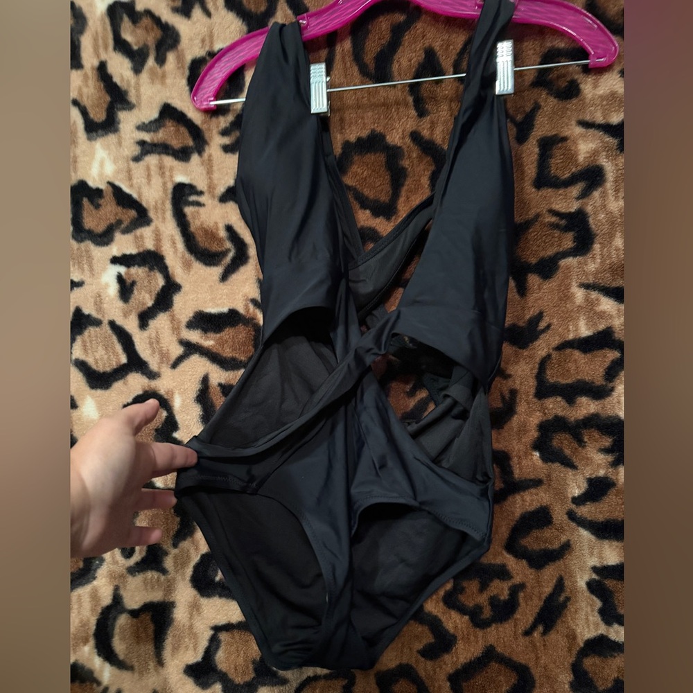 Free Press Black One Piece Swimsuit - Picture 3 of 6